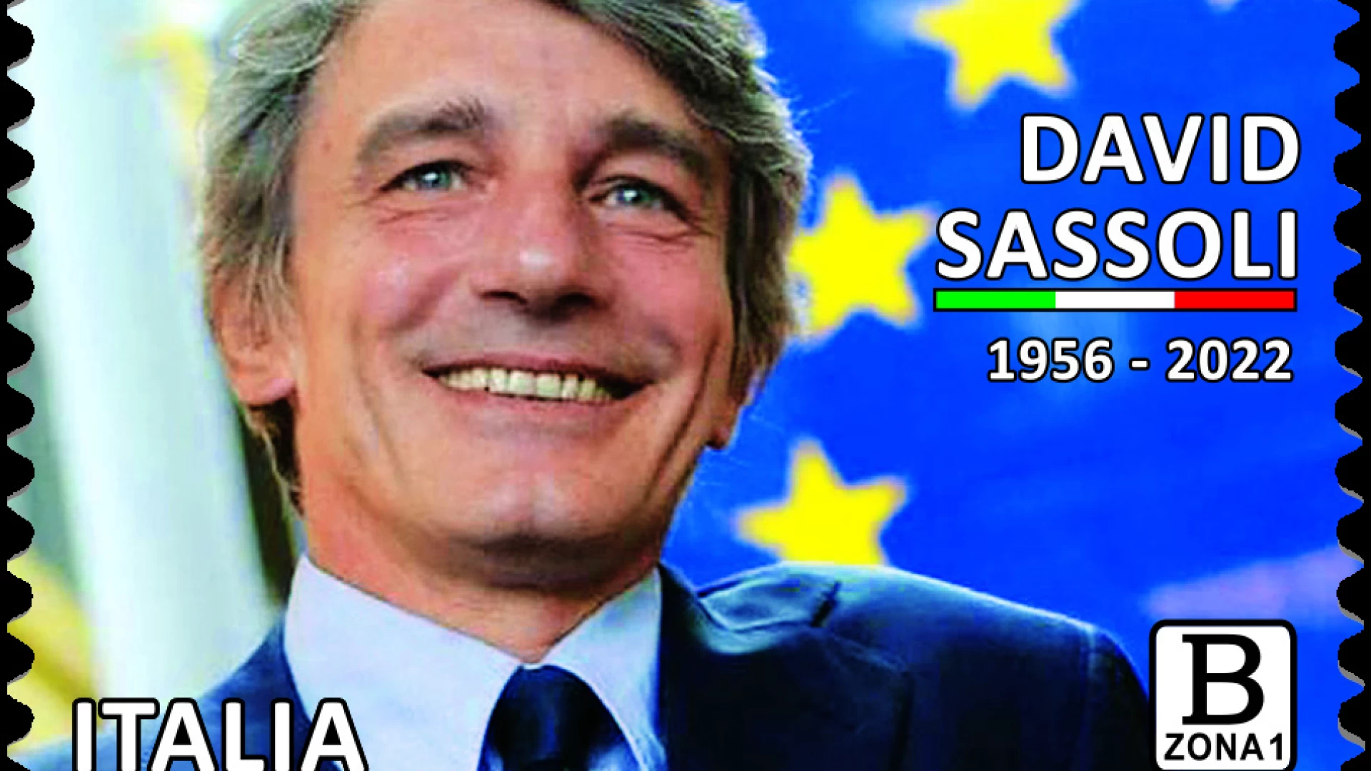 Poste Italiane: emesso francobollo speciale dedicato a David Sassoli.